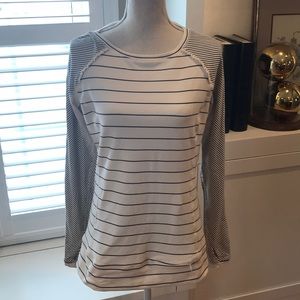 Lululemon striped crew neck sweatshirt 12
